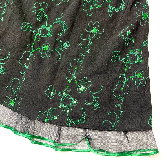 Steppin Out Green Sequence Dress Plus Size - Picture 8 of 14